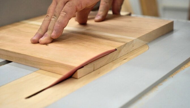 What Types Of Cuts Can You Make With A Table Saw
