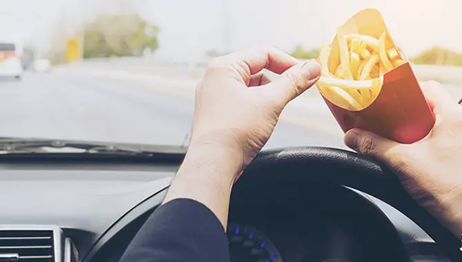 Allowing Passengers To Eat In Our Car Distracts Your Attention From The Road