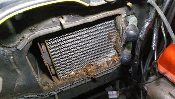 Clean The Heater Core.