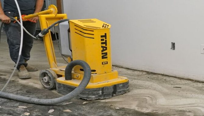 How Can I Remove Glue From A Concrete Floor After Removing Linoleum