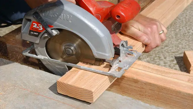 How Can I Use A Circular Saw Without A Table?