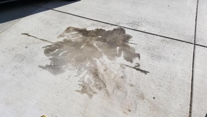 How Can You Remove Old Transmission Fluid From Concrete