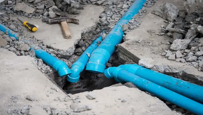 How Deep Does The Pvc Pipe Need To Be Buried Under Concrete