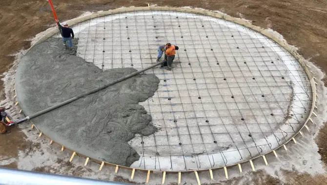 How Deep Should The Concrete Be Poured For A Round Form