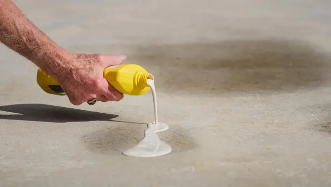 How Do I Clean Up Brake Fluid Spills On Concrete