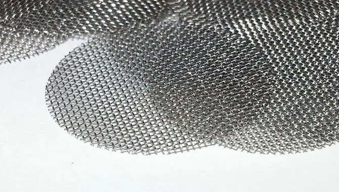 How Do You Make A Pipe Screen Out Of Wire Mesh