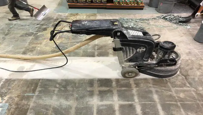 How Do You Remove Glue From A Concrete Floor After Removing Linoleum