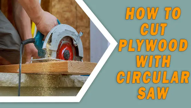 How To Cut Plywood With Circular Saw