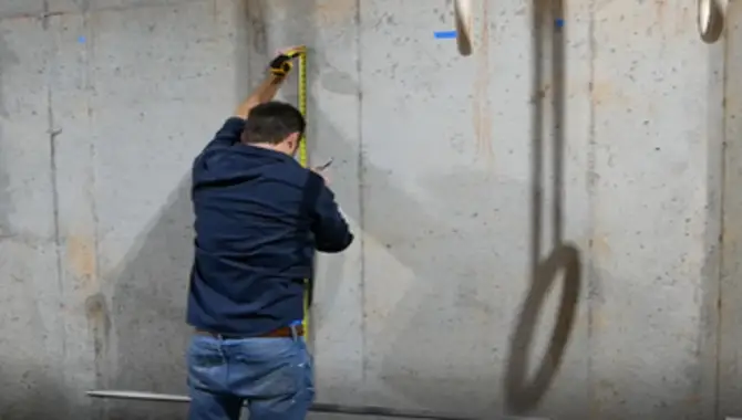 How To Properly Measure For A Mirror When Hanging On A Concrete Wall