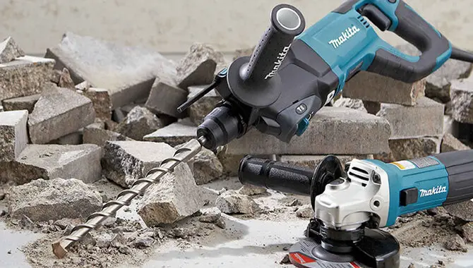 How To Set Up A Drill To Drill A 2 Inch Hole In Concrete