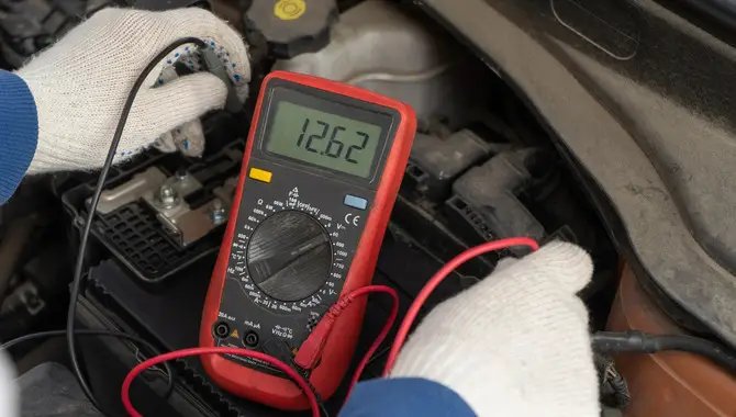 Testing The RV Battery With A Voltmeter