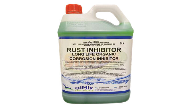The Use Of Rust-Inhibiting Chemicals