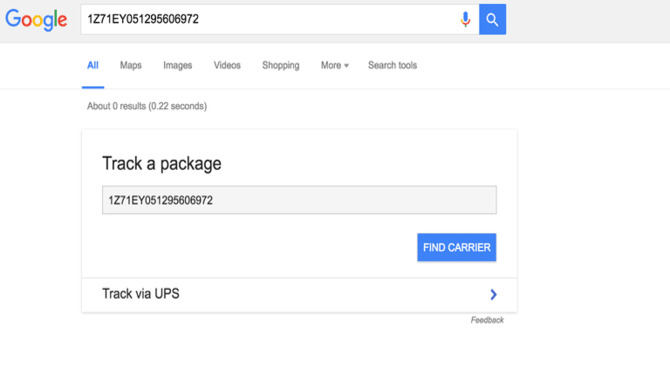 Track Packages In Google Search
