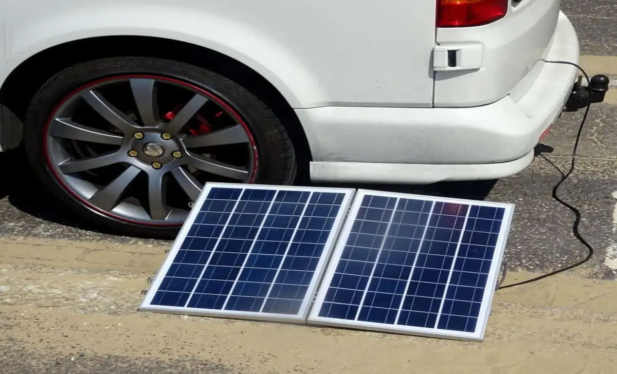Charging A Car Battery Using A Solar Panel