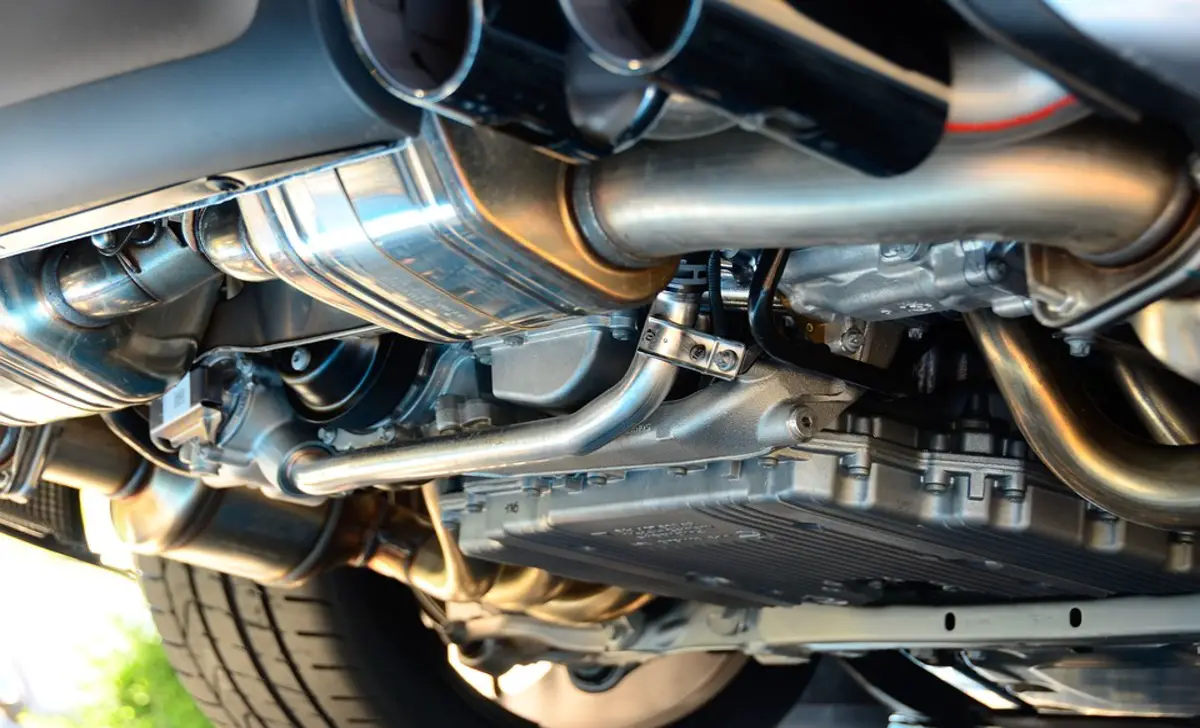 Two Types Of Exhaust Pipes Joint