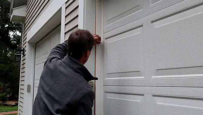Adding Weatherstripping To The Garage Door