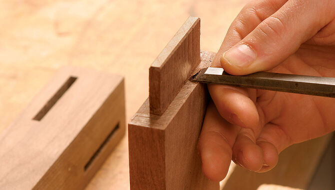 Creating The Mortise