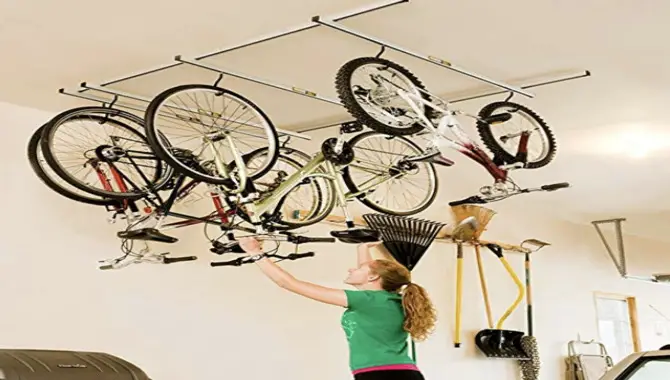 How To Hang Bikes In A Garage From The Ceiling - 4 Steps