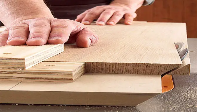 How To Make Bevel-Edge Joints With A Saw 6 Step