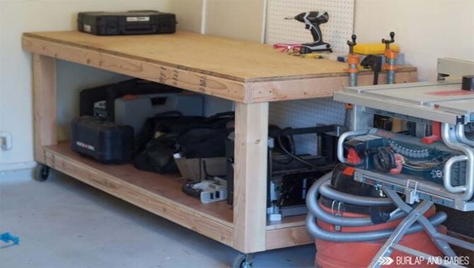 Tips For Using A Garage Workbench