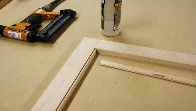 Tools And Materials Required For Making A Beaded Miter Joint